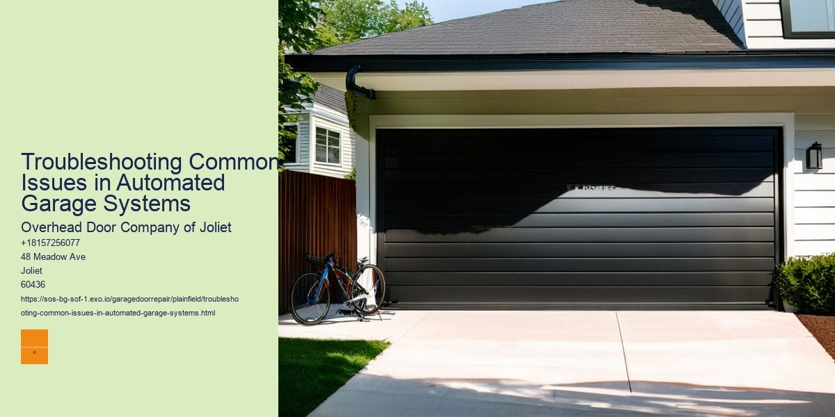Troubleshooting Common Issues in Automated Garage Systems