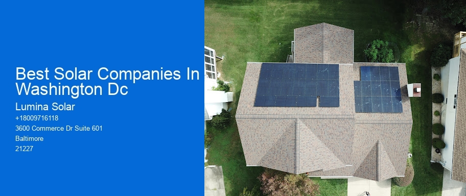 Best Solar Companies In Washington Dc