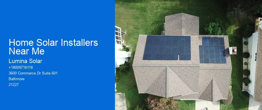 Home Solar Installers Near Me