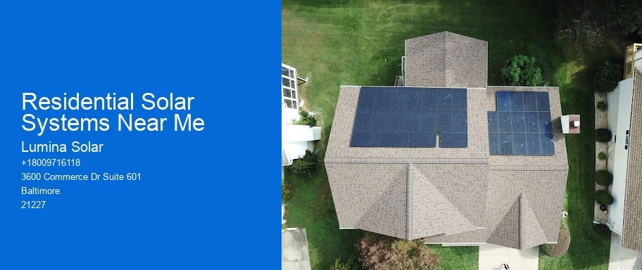 Residential Solar Systems Near Me