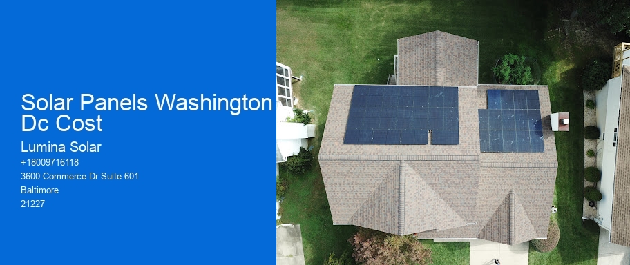 Solar Panels Washington Dc Cost